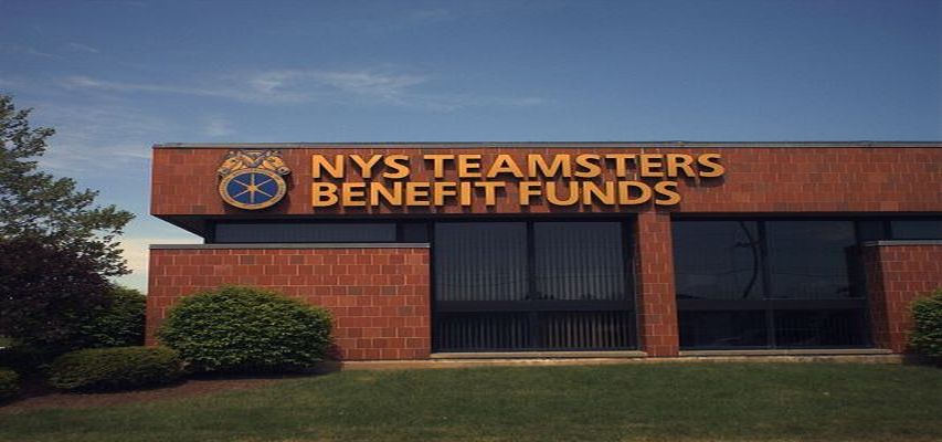 newsletter from ny teamsters benefit fund image of a team of union members